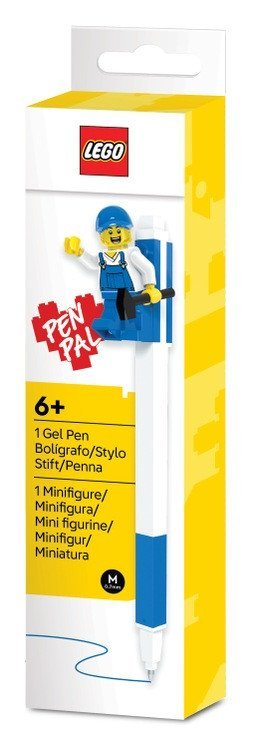 -: LEGO® Gelové pero s minifigurkou, modré