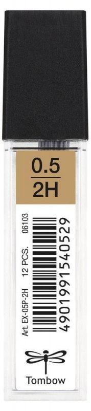 neuveden: Tombow Tuha do mikrotužky 0,5 mm - 2H