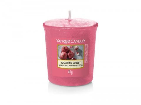 neuveden: YANKEE CANDLE Roseberry Sorbet svíčka 49g votivní