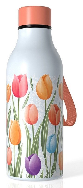 -: Nerezová termoláhev 500ml - Tulipány