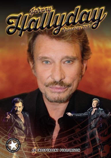 neuveden: Kalendář 2018 - JOHNNY HALLYDAY