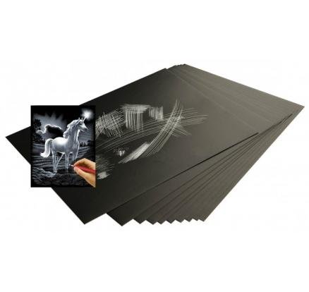 neuveden: Essdee Škrabací folie - stříbrná 30,5 x 22,9 cm 10 ks neuveden: Essdee Škrabací folie - stříbrná 30,5 x 22,9 cm 10 ks