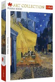 neuveden: Puzzle Art Collection: Terasa kavárny v noci 1000 dílků