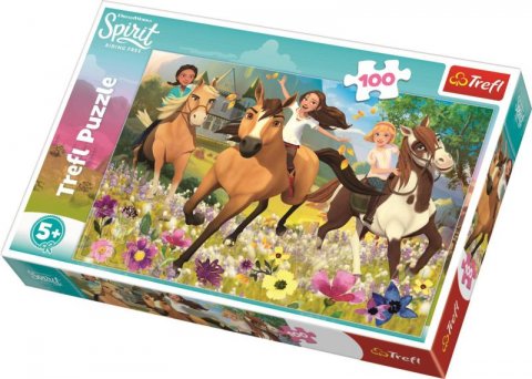 neuveden: Trefl Puzzle Spirit, volnost nadevše / 100 dílků