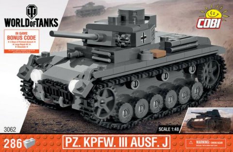 neuveden: Stavebnice COBI WOT Pz. Kpfw. III Ausf. J, 1:48, 286 k