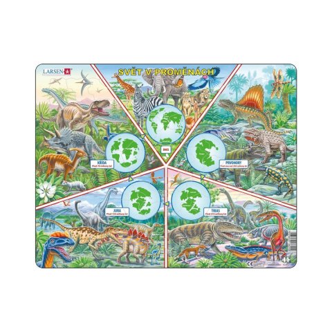 neuveden: Puzzle Svět v proměnách 100 dílků