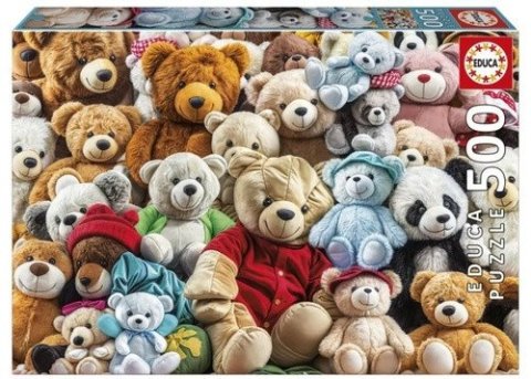 neuveden: Puzzle Plyšoví medvídci 500 dílků