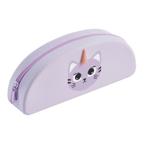 neuveden: Pouzdro se zipem Puppies Friends - Kočka, fialové