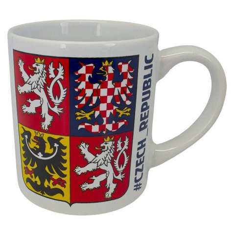 neuveden: Hrnek Státní znak ČR bílý 250 ml