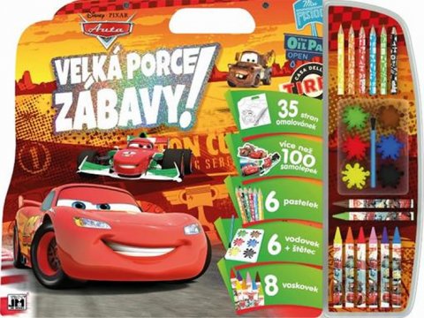 neuveden: Auta - Mega omalovánkový set