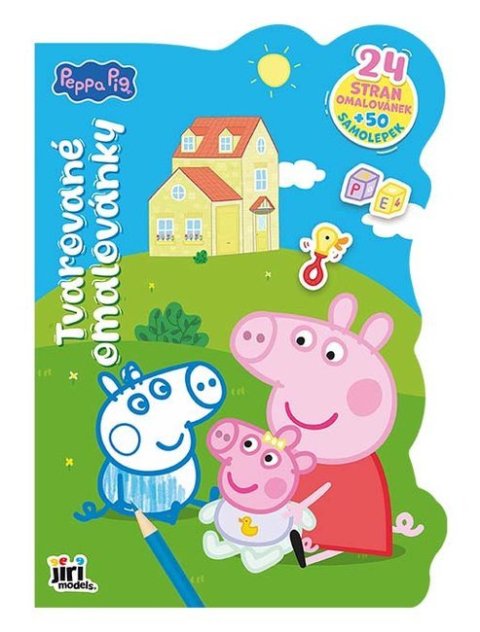 : Tvarované omalovánky Prasátko Peppa