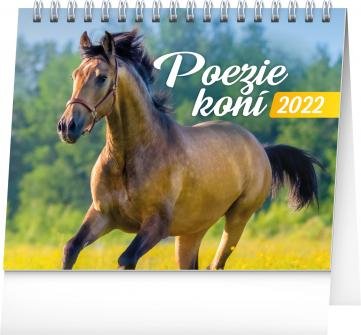 neuveden: Kalendář 2022 stolní: Poezie koní, 16,5 × 13 cm