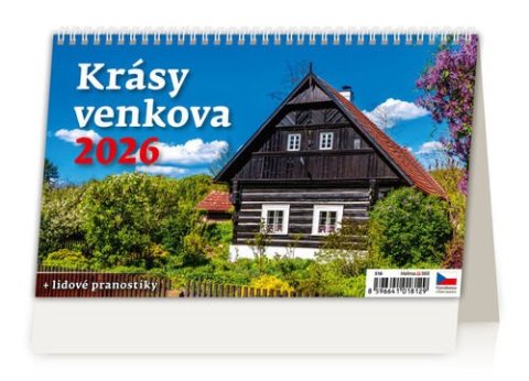 neuveden: Kalendář stolní 2026 - Krásy venkova