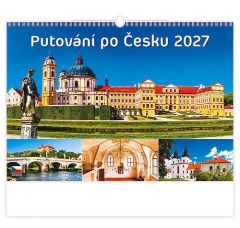 : Kalendář nástěnný 2027 - Putování po Česku