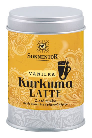 neuveden: Sonnentor - Kurkuma Latte/vanilka bio 60g dózička