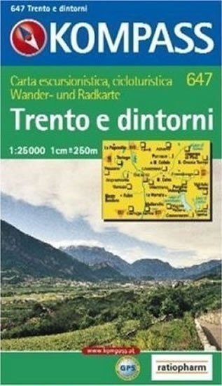 neuveden: Trento e dintorni 647 / 1:25T KOM