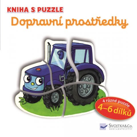 Bruggemann Vera: Dopravní prostředky - Kniha s puzzle Bruggemann Vera: Dopravní prostředky - Kniha s puzzle