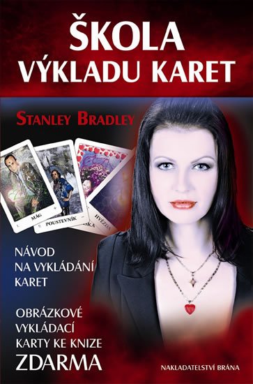 Bradley Stanley: Škola výkladu karet - Návod na vykládání karet + Obrázkové vykládací karty 