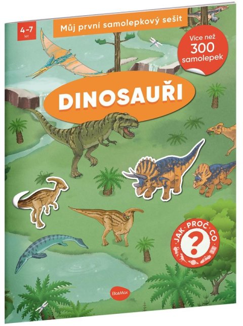 Richter Stefan: Můj první samolepkový sešit Dinosauři
