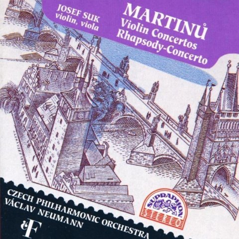 Suk Josef: CD Martinů : Koncerty pro housle č. 1 a 2, Rapsodie pro violu