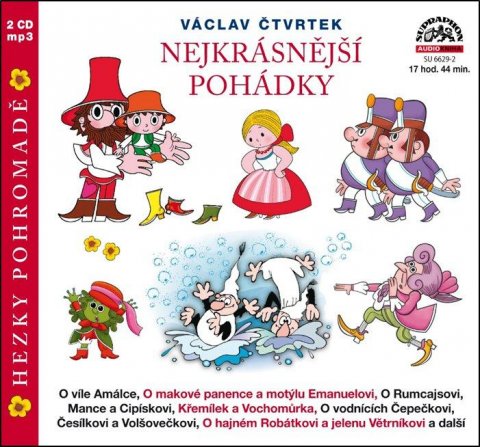Čtvrtek Václav: Nejkrásnější pohádky hezky pohromadě - 2 CDmp3