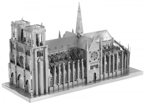 neuveden: Metal Earth 3D kovový model Katedrála Notre-Dame (ICONX)