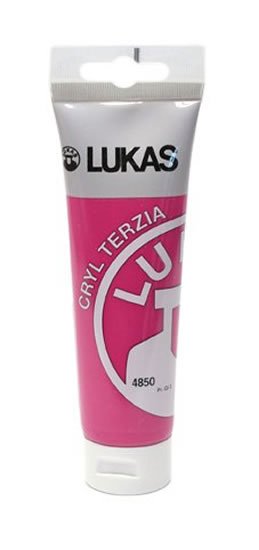 neuveden: LUKAS akrylová barva TERZIA - Primary red 125 ml