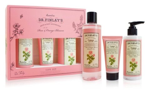 : Set koupelový DR. FINLAY´S v dárkové krabičce Růže a neroli 240ml + 190ml +