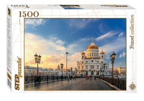 neuveden: Puzzle 1500 Katedrála Krista Spasitele. Moskva