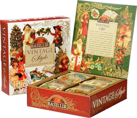 neuveden: BASILUR Dárková sada čajů Vintage 40 sáčků neuveden: BASILUR Dárková sada čajů Vintage 40 sáčků
