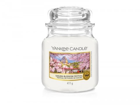 neuveden: YANKEE CANDLE Sakura Blossom Festival svíčka 411g