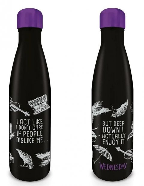 neuveden: Wednesday Láhev nerezová - Don´t Care