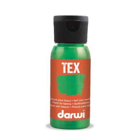 neuveden: DARWI TEX barva na textil - Světle zelená 50 ml
