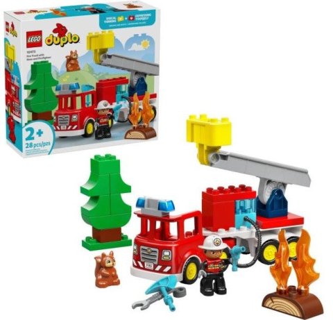 -: LEGO® DUPLO® 10473 Hasičské auto s hadicí a hasičem
