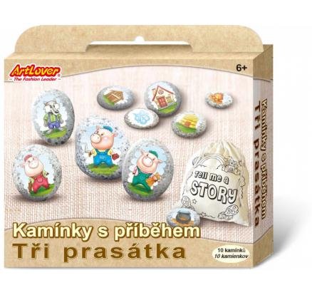 neuveden: ArtLover Sada Kamínky s příběhem - Tři prasátka neuveden: ArtLover Sada Kamínky s příběhem - Tři prasátka