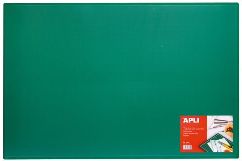 neuveden: APLI řezací podložka oboustranná 900 x 600 mm PVC - zelená