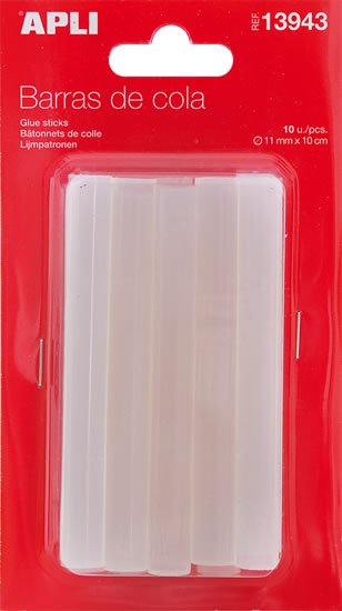 neuveden: Apli tavné tyčinky 11 mm x 10 cm - transparentní 10 ks
