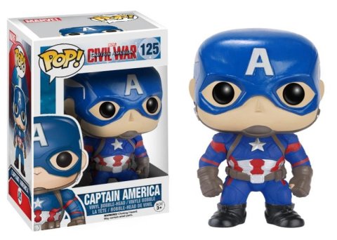 neuveden: Funko POP Marvel: Captain America: Civil War - Captain America neuveden: Funko POP Marvel: Captain America: Civil War - Captain America