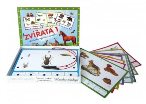 neuveden: Zvířata 1 - společenská hra na baterie v krabici neuveden: Zvířata 1 - společenská hra na baterie v krabici