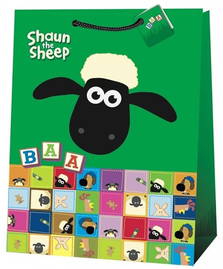 neuveden: Ovečka Shaun - dárková taška/jumbo 7 (zelená) neuveden: Ovečka Shaun - dárková taška/jumbo 7 (zelená)