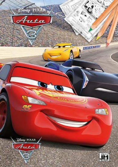 Disney Walt: Auta 3 - Omalovánky A4