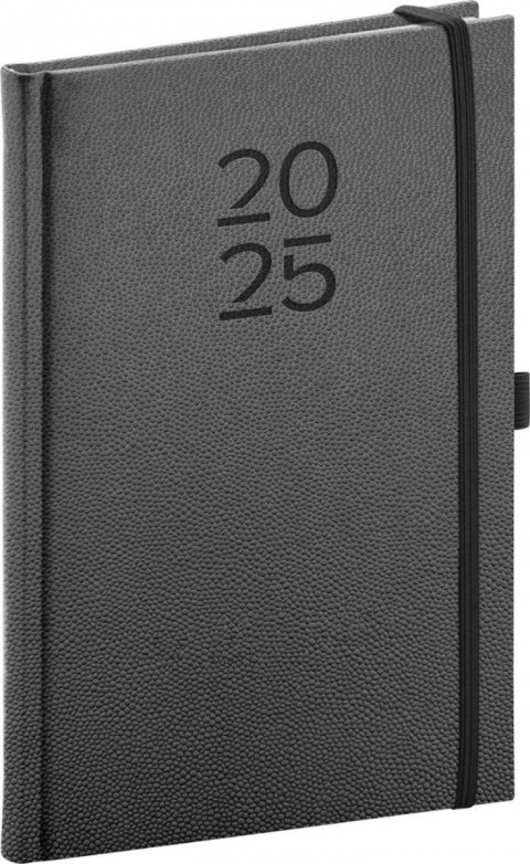 neuveden: Diář 2025: Vellum - černý, týdenní, 15 × 21 cm neuveden: Diář 2025: Vellum - černý, týdenní, 15 × 21 cm
