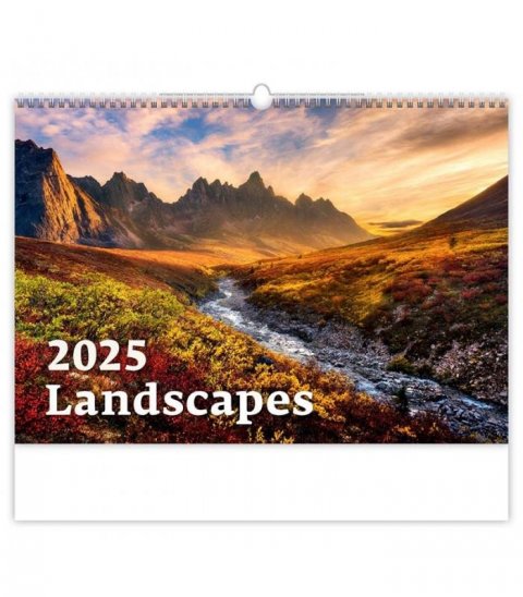neuveden: Kalendář nástěnný 2025 - Landscapes