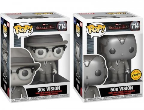 neuveden: Funko POP Marvel: WandaVision - Vision (50s) - s možností CHASE verze