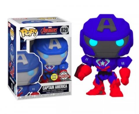 neuveden: Funko POP Marvel: Marvel Mech- Captain America (exklusive special edition G neuveden: Funko POP Marvel: Marvel Mech- Captain America (exklusive special edition G