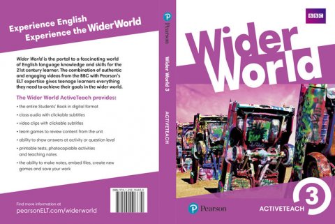 neuveden: Wider World 3 Teacher´s ActiveTeach neuveden: Wider World 3 Teacher´s ActiveTeach