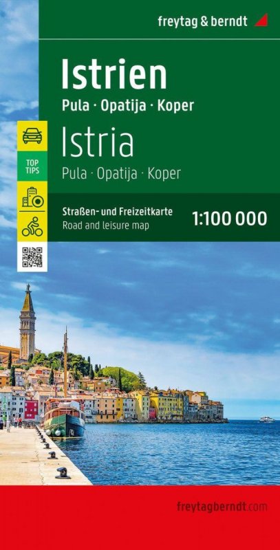 neuveden: Istrie 1:100 000 / automapa + rekreační mapa