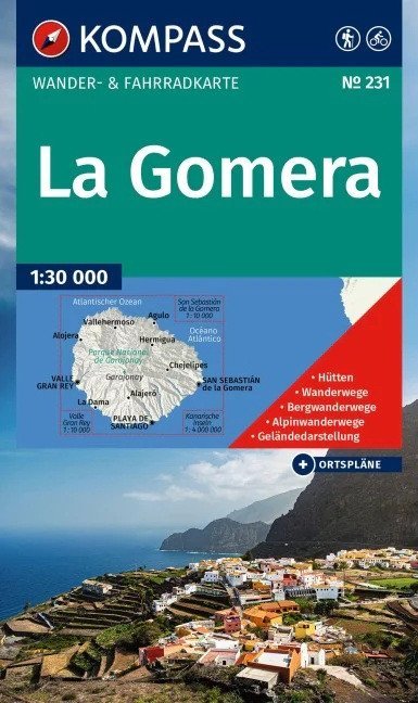 neuveden: La Gomera 1:30 000 / turistická mapa KOMPASS 231