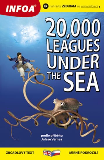 Verne Jules: 20 000 mil pod mořem / 20 000 Leagues Under the Sea - Zrcadlová četba