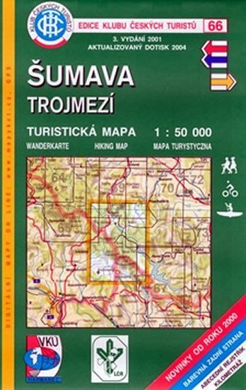neuveden: Šumava - Trojmezí - Turistická mapa - edice Klub českých turistů6